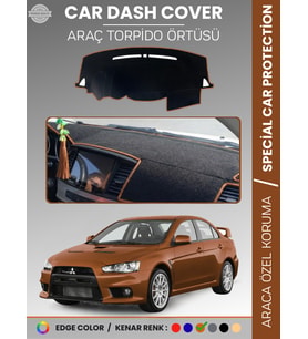 MITSUBISHI LANCER (2007-2017) Torpido Örtüsü Ön Göğüs Koruma Torpido Koruma Araca Özel Tam Uyum