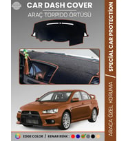 MITSUBISHI LANCER (2007-2017) Torpido Örtüsü Ön Göğüs Koruma Torpido Koruma Araca Özel Tam Uyum
