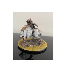 Warg'ın Üstündeki Ork Yüzüklerin Efendisi Lotr Boyalı Figür 15 Cm