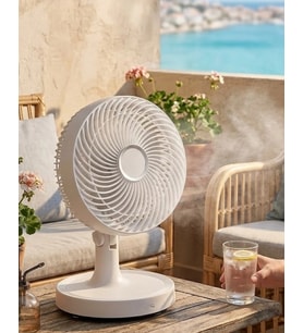 2200 Rpm Masaüstü Vantilatör Sessiz Güçlü Hava Akışlı Fan