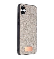 Samsung Galaxy A06 Bright Simli Kapak - Gold