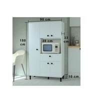 Bergama 90cm Kiler Dolabı
