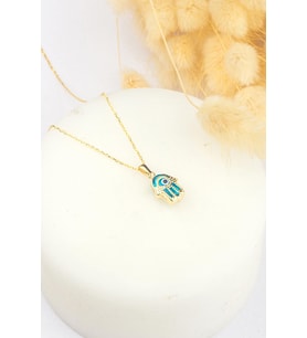 14K Lima Altın Kolye (Gold)