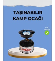 Kompakt Ve Hafif Kamp Ocağı Seti Gaz Tüplü