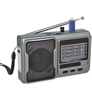 Tepe FP-1781BT Mini Cep Radyosu Bluetooth Hoparlör FM Radyo LED Işıklı Şarjlı USB Micro SD MP3 Desteği AUX Kulaklık Çıkışı