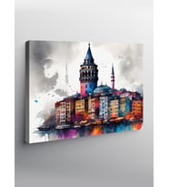 Kanvas Tablo Galata Kulesi