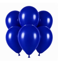 Lacivert Renk Lateks Pastel Balon (30 cm) - 6 Adet