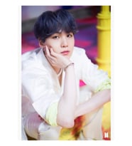 Luv Suga Tablo Ahşap Poster Dekoratiflı BTS Çocuk kod5547