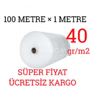 BALONLU NAYLON 100X100 METRE 40 GRAM MERŞET