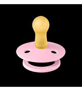 Bibs Colour Kauçuk Emzik - Baby Pink 6-18 Ay