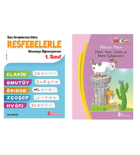 1.Sınıfa Hazırlık Afacan Hece + Resfebelerle Okumayı Öğreniyorum (Karışık)