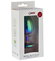 Taşlı Çok Renkli Çelik  Plug - Büyük Boy