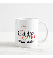 Estetik Cerrah Kupa Bardak (1. Tasarım) (Beyaz)