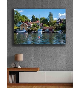 Koç stüdyo Modern tasarım kanvas tablo 50x70 (Çok Renkli)