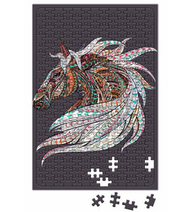 Color Horse Puzzle 240 Parça Yapboz