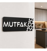 Dekoratif Mutfak Yönlendirme Tabelası