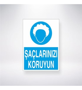 Saçlarınızı Koruyun 21x28 Arkası Yapışkanlı Levha