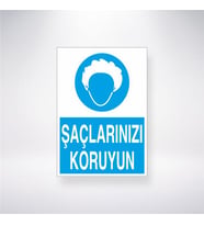 Saçlarınızı Koruyun 21x28 Arkası Yapışkanlı Levha