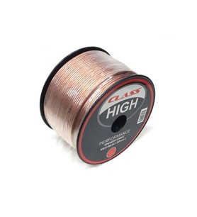 Class 2x1.00mm 25Metre Hoparlör Seslendirme Kablosu Şeffaf
