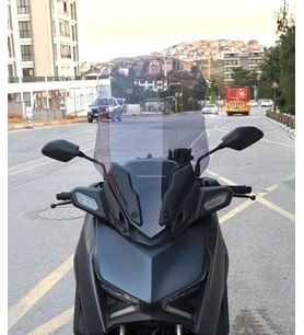 MOTOCAM Yamaha Xmax Ön Cam 2023-2026 Model 65cm Füme Renkli 4mm