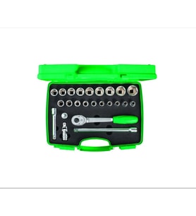 İZELTAŞ 1115002024 24LÜ ELTA LOKMA ANAHTAR TK. 1/2" U KOLSUZ