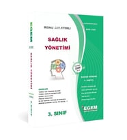 Egem Eğitim Yayınları AÖF 3. Sınıf Sağlık Yönetimi Bahar Dönemi Konu Anlatımlı Soru Bankası (Çok Renkli)