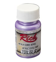 Rich Metalik Kumaş Boyası 50 cc. 3126 LİLA 
