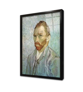 Vincent Van Gogh Portesi Çerçeveli Cam Tablo