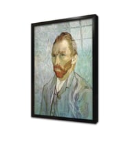 Vincent Van Gogh Portesi Çerçeveli Cam Tablo