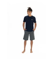 U.S. Polo Assn. Erkek Yuvarlak Yaka Pijama Şort Takım (Lacivert)