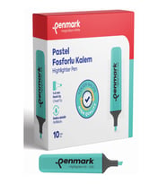 Penmark Pastel Fosforlu Kalem Mint Yeşili (10 adet)HS 505 12