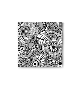 DBSanatevi Mandala Çicekler Tablo 50 X 50 Cm