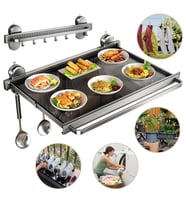 Sunup SN-26733 Duvara Monte Vantuzlu Katlanır Masa Çamaşır Rafı