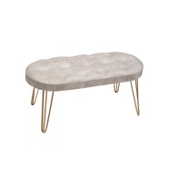 Zem Louca Bench Kırık Beyaz Gold