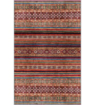 Eliana Home Baskılı, Yıkanabilir Kaymaz Taban Salon Halısı LNA1391-HT649 100x150 cm (Siyah)