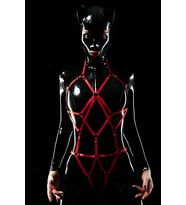 Mulvxbrf Brf02 Elastik  Body Harness,  Full Body Bayan Harness - Brf1082 (Mulvix)