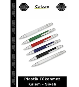 Özel Üretim Promosyon Kurumsal Baskılı Logo Uygulamalı Ekonomik Ofis Plastik Tükenmez Kalem Siyah