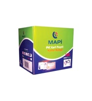 Mapi Pvc Kart Poşeti (54mm x 86mm) 100 Lü Beyaz (100 Lü Paket)