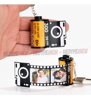 Kişiye Özel Fotoğraf Makinesi Filmi Anahtarlık