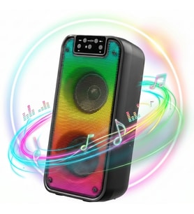 Hi-Fi Ses Kaliteli RGB Bluetooth Hoparlör - USB/TF Kart/AUX Destekli, Şarj Edilebilir Büyük Bataryalı Taşınabilir Ses Sistemi