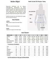 Daisy Medikal Giyim Scrubs Cerrahi Takım Doktor Hemşire Likralı Hastane Üniforması (Lacivert)