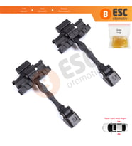 Skoda Fabia MK2 5J MG 542 545 2006-2014 5J6839249D İçin 2 EA Arka Sağ ve Sol Kapı Gergi Yayı