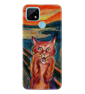 Realme C11 C21 C21Y C25Y C11 2021 Kılıf Desemli Silikon Tablo Cat 1788