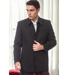 PLT9206 DEWBERRY ERKEK PALTO-ANTRASİT