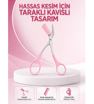 Kaş, Kirpik ve Tırnak Çevresi Temizliği İçin Çok Fonksiyonlu Makas Yeni Nesil