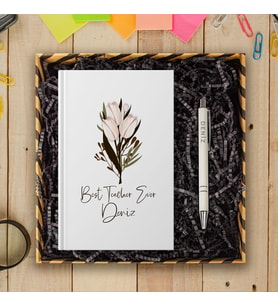 eJOYA Öğretmenlere Özel Tasarım Defter & Kalem & Hediye Kutusu 114378