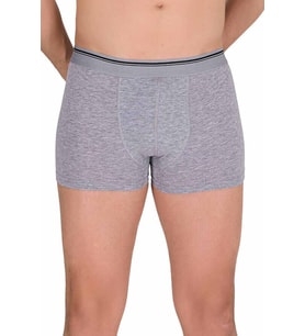 Likralı Erkek Büyük Beden Boxer Şort Gri 1097B