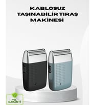 Kablosuz Şarjlı Sakal Tıraş Makinesi – Kuru Kullanım, Uzun Pil Ömrü