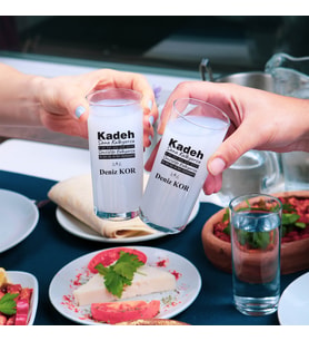 Kişiye Özel İsim Yazılı 2’li Rakı Bardağı – Bardak Seti