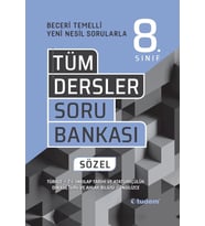 TUDEM YAYINLARI 8.SINIF LGS TÜM DERSLER SÖZEL BECERİ TEMELLİ SORU BANKASI